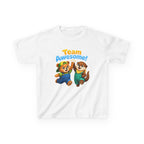 Kids Teamwork T-Shirt — 'Team Awesome!' High-Five Bear & Otter Graphic Tee