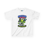 Kidxtr™ Kids Soccer T-Shirt — 'Too Fast for Earth' Alien Soccer Graphic Tee