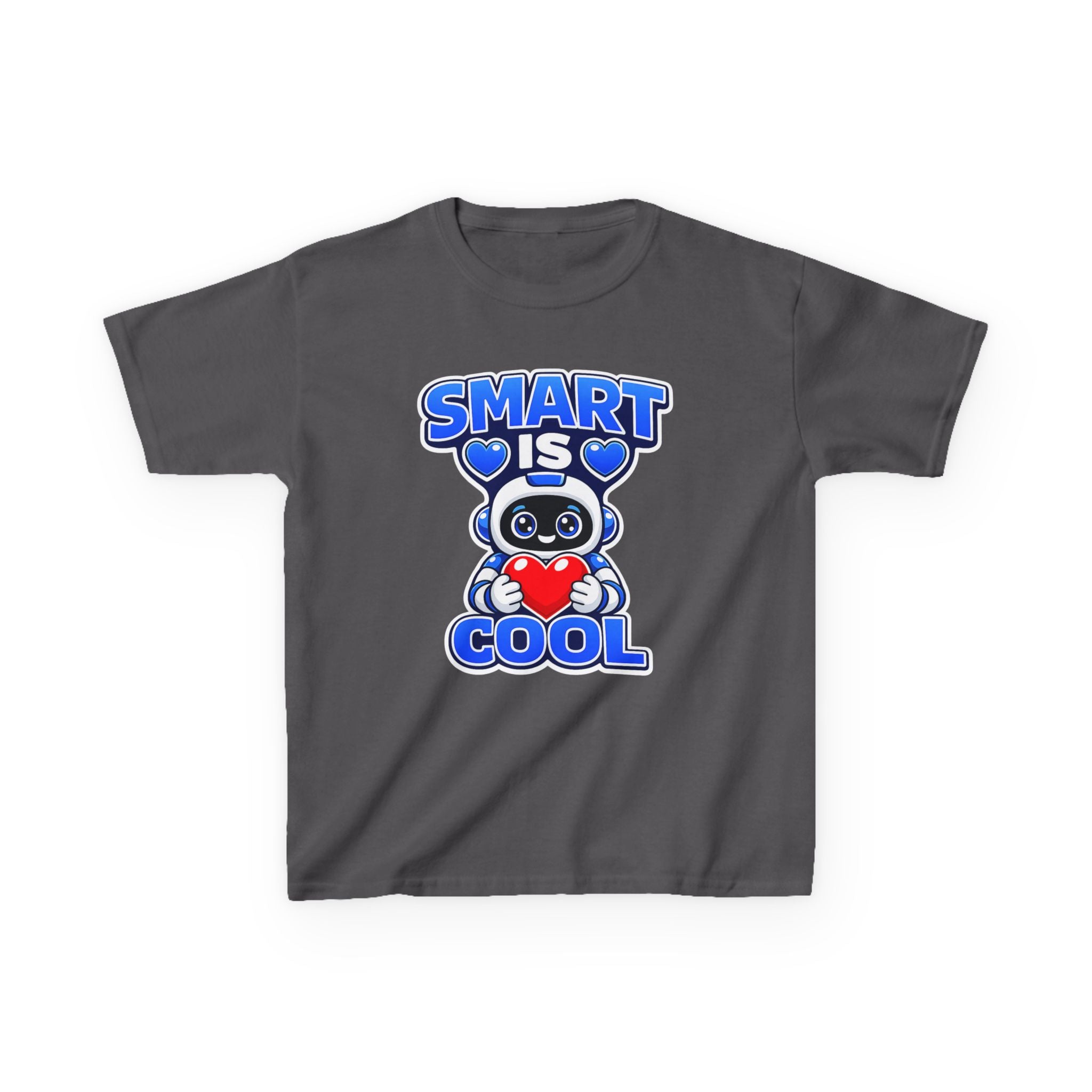 Kids Robot T-Shirt — 'Smart Is Cool' Graphic Tee