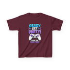 Kids Party T-Shirt — 'Ready, Set, Party!' Gaming Graphic Tee