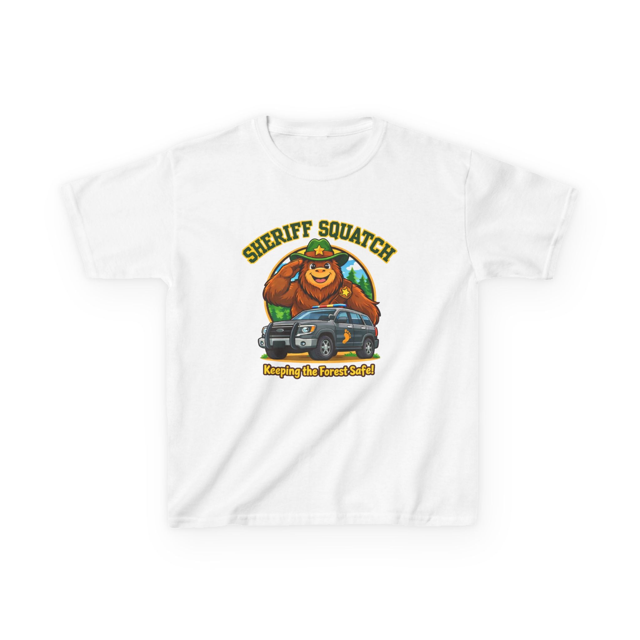 Kids Bigfoot T-Shirt – Sheriff Squatch Graphic Tee