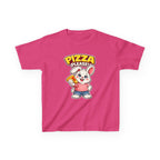 Kids Bunny T-Shirt — 'Pizza Please!' Cartoon Graphic Tee