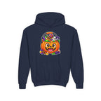 Kidxtr™ Kids Pumpkin Hoodie — 'Spooky Season' Halloween Graphic Hooded Sweatshirt