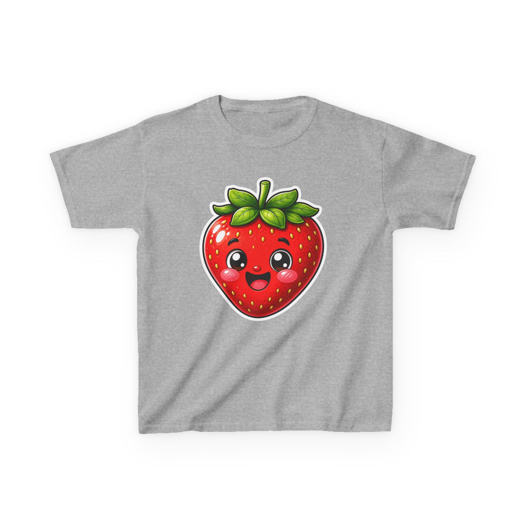 Kids Strawberry T-Shirt — 'So Sweet' Kawaii Fruit Graphic Tee
