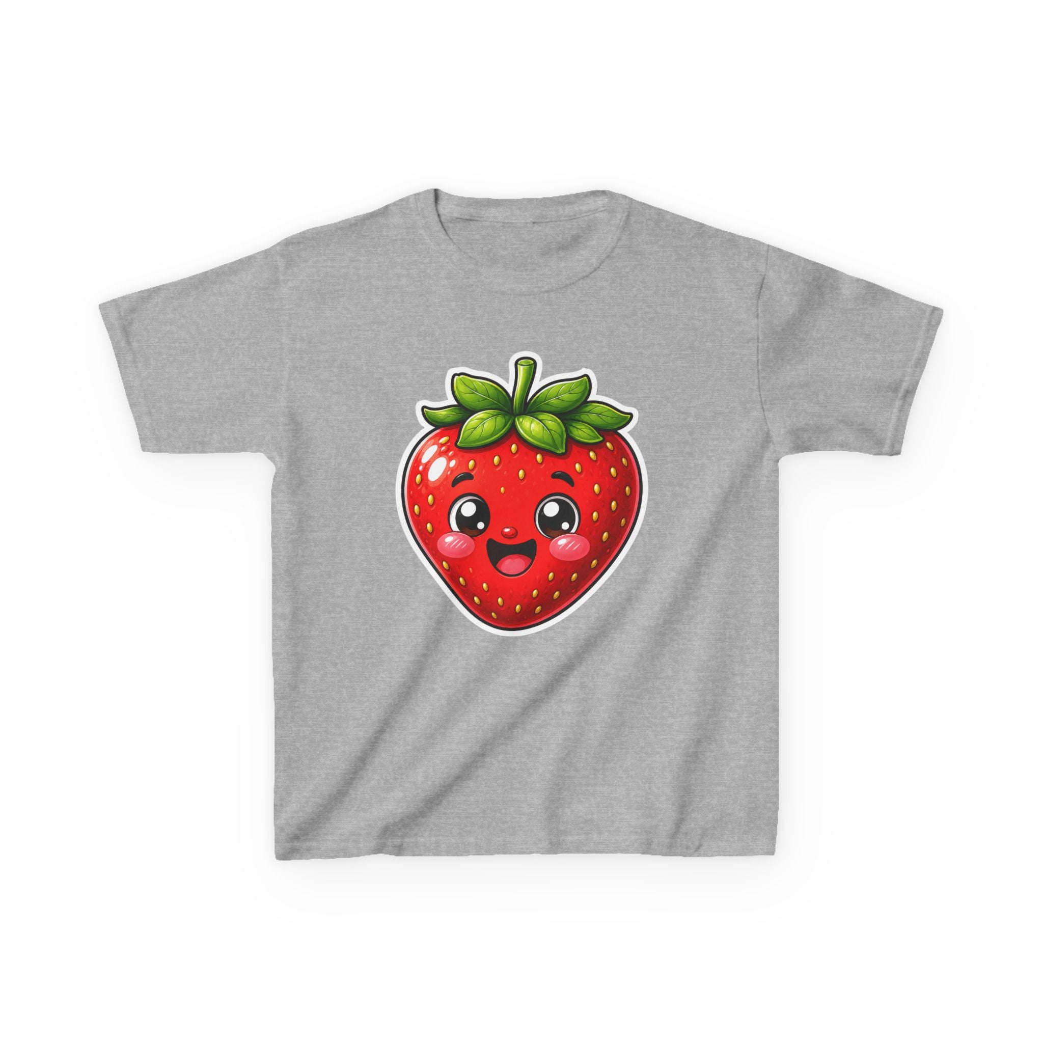 Kids Strawberry T-Shirt — 'So Sweet' Kawaii Fruit Graphic Tee