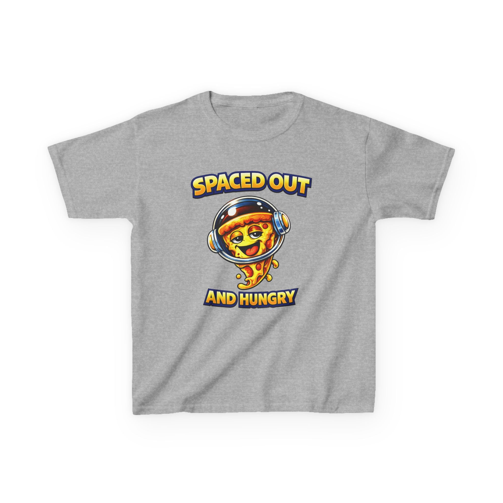 Kids Space T-Shirt – Astronaut Pizza Graphic Tee