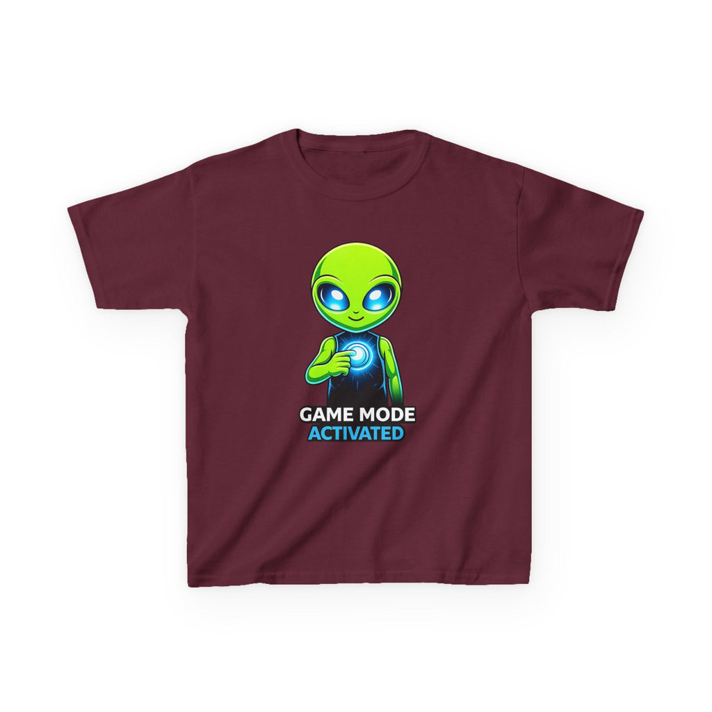 Kids Alien T-Shirt — 'Game Mode Activated' Gamer Graphic Tee