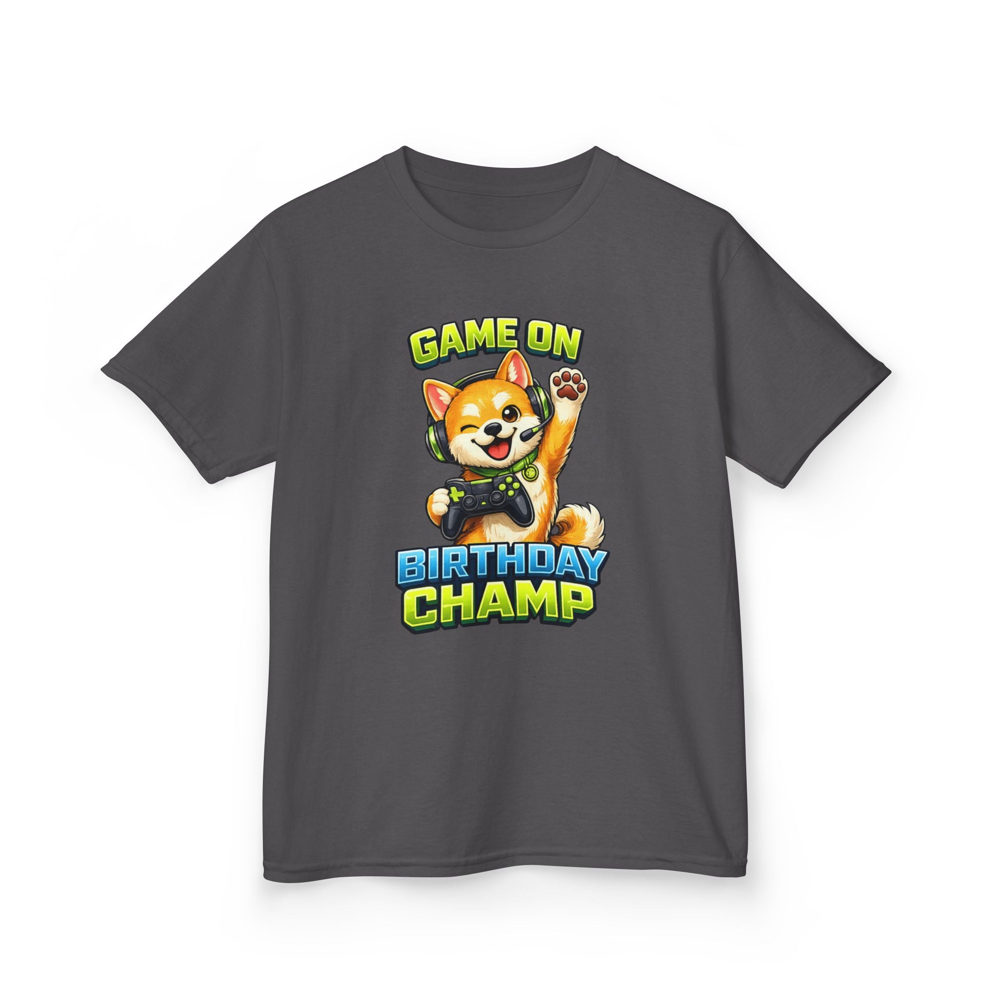 Kids Birthday Gamer T-Shirt – Game On Graphic Tee