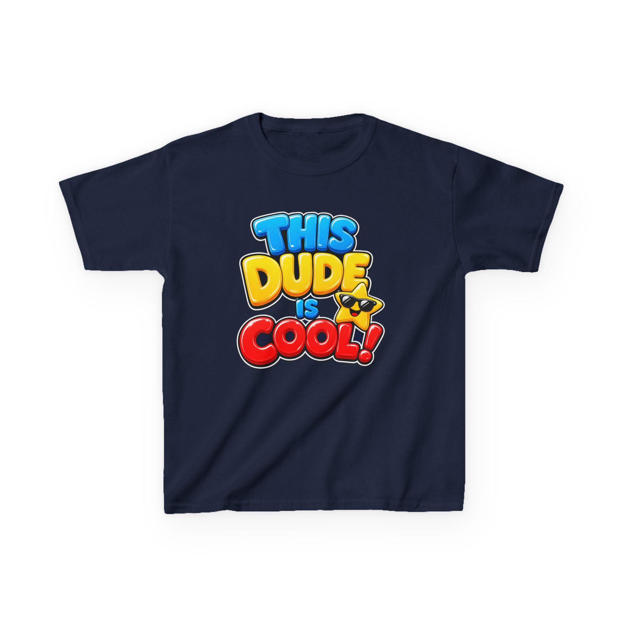 Kids Birthday T-Shirt — 'This Dude Is Cool!' Birthday Boy Graphic Tee