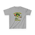 Kids Broccoli T-Shirt — 'Broccoli Power Slam Dunk!' Basketball Veggie Graphic Tee