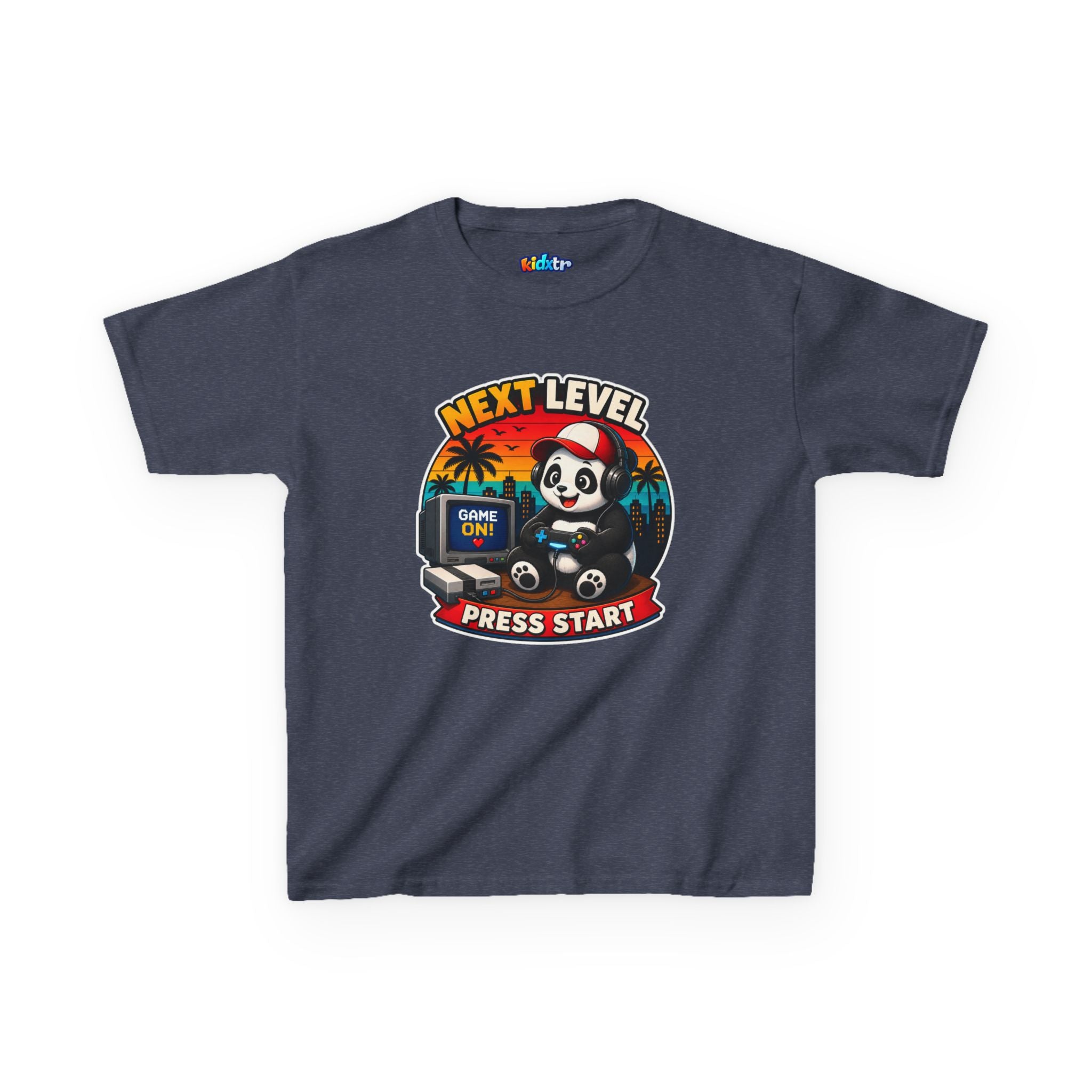 Kidxtr™ Kids Gamer T-Shirt — 'Old School' Gamer Graphic Tee