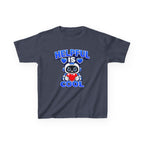 Kids Robot T-Shirt — 'Helpful Is Cool' Heart Graphic Tee