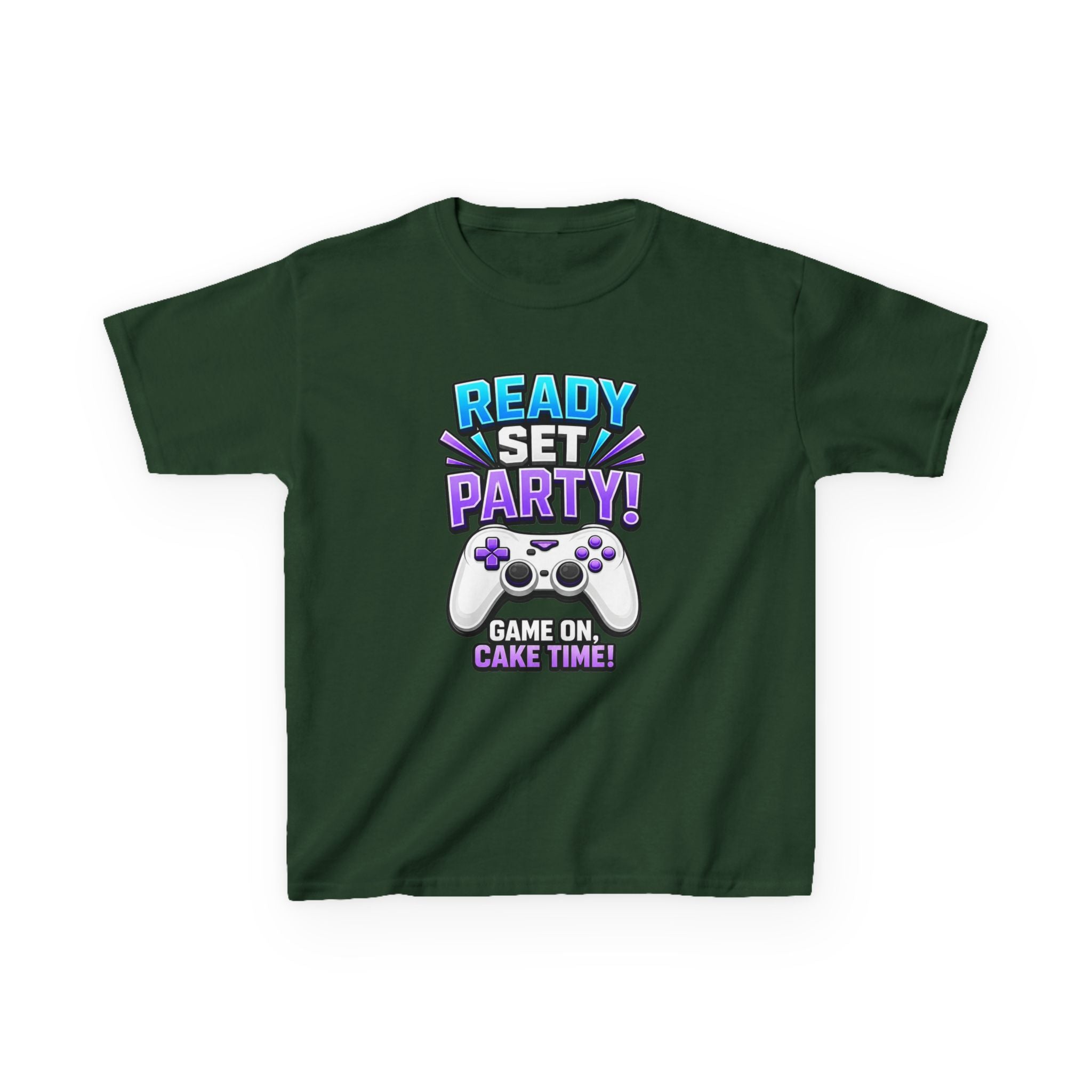 Kids Party T-Shirt — 'Ready, Set, Party!' Gaming Graphic Tee