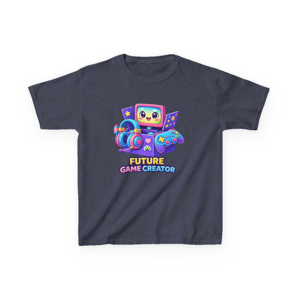 Kids Gaming T-Shirt — 'Future Game Creator' Retro Game Console Graphic Tee