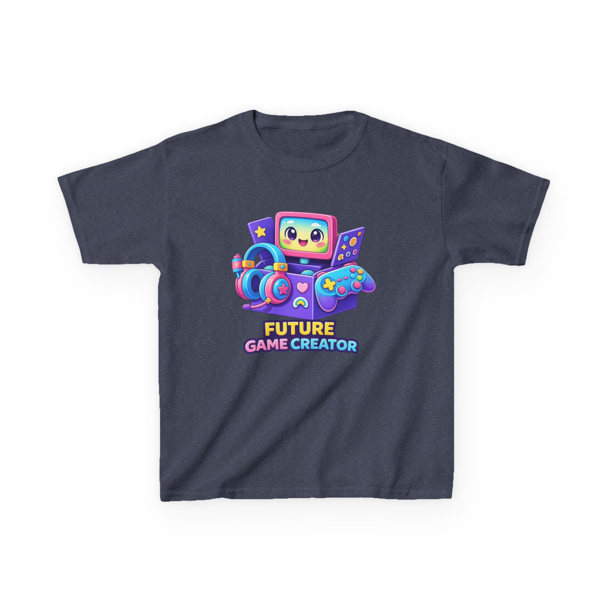 Kids Gaming T-Shirt — 'Future Game Creator' Retro Game Console Graphic Tee