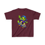 Kids Alien T-Shirt — 'Skate or Alien' Skateboard Graphic Tee