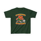 Kids Soccer T-Shirt — 'Bell Pepper Power' Goal Machine Cute Veggie Mascot Graphic Tee