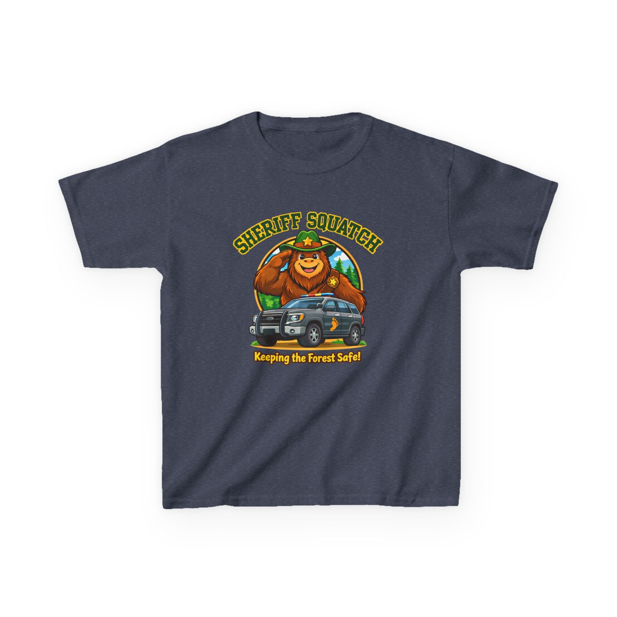 Kids Bigfoot T-Shirt – Sheriff Squatch Graphic Tee