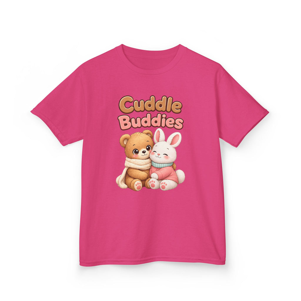 Kids Animal T-Shirt – Cuddle Buddies Bear & Bunny Graphic Tee