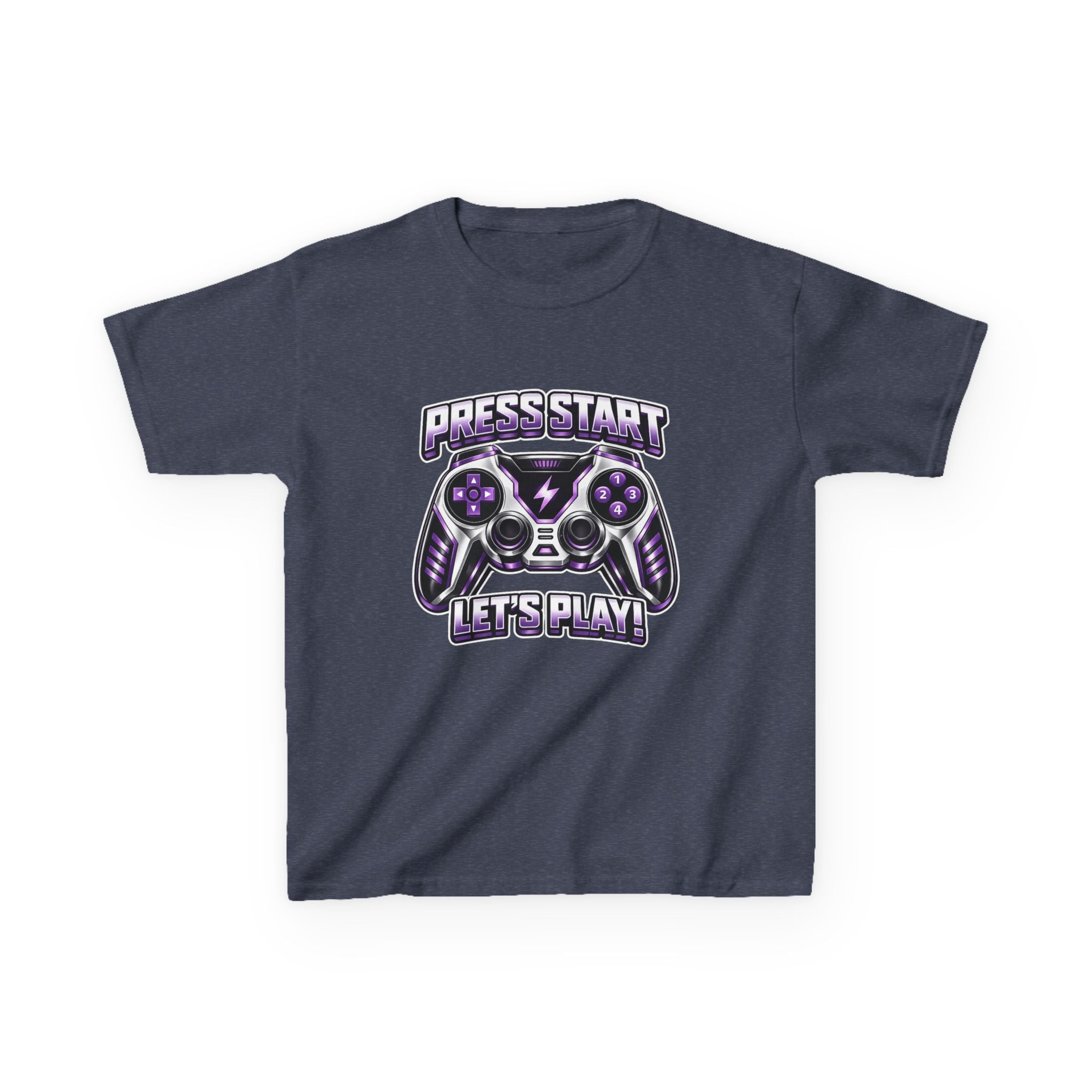 Kids Gaming T-Shirt — 'Press Start: Let’s Play!' Gaming Graphic Tee
