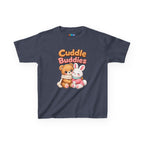 Kidxtr™ Kids Bear & Bunny T-Shirt — 'Cuddle Buddies' Cute Animal Graphic Tee