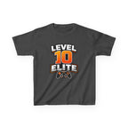 Kids Gaming T-Shirt — 'Level 10 Elite' Gamer Graphic Tee
