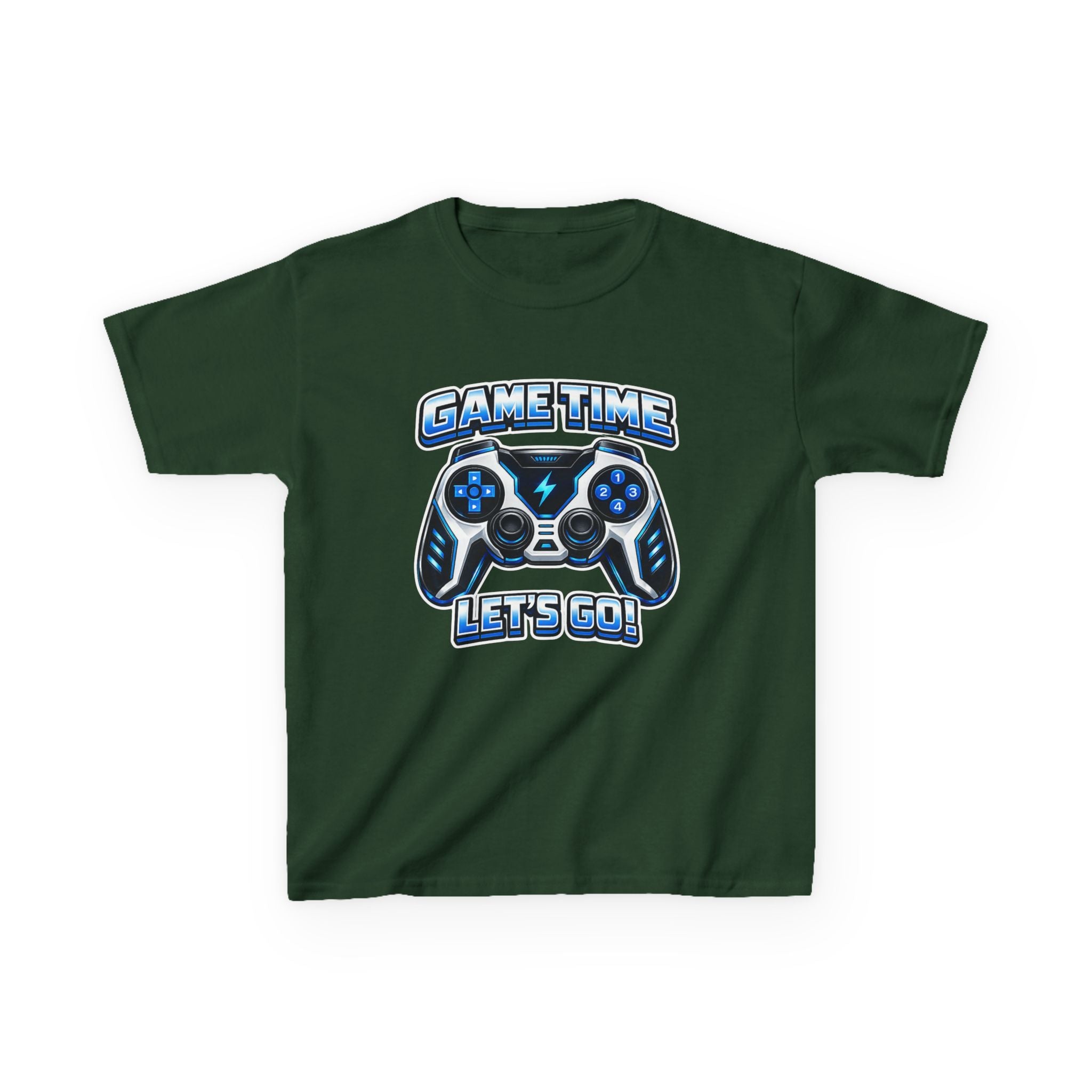 Kids Game Time T-Shirt — 'Let's Go!' Video Game Controller Graphic Tee