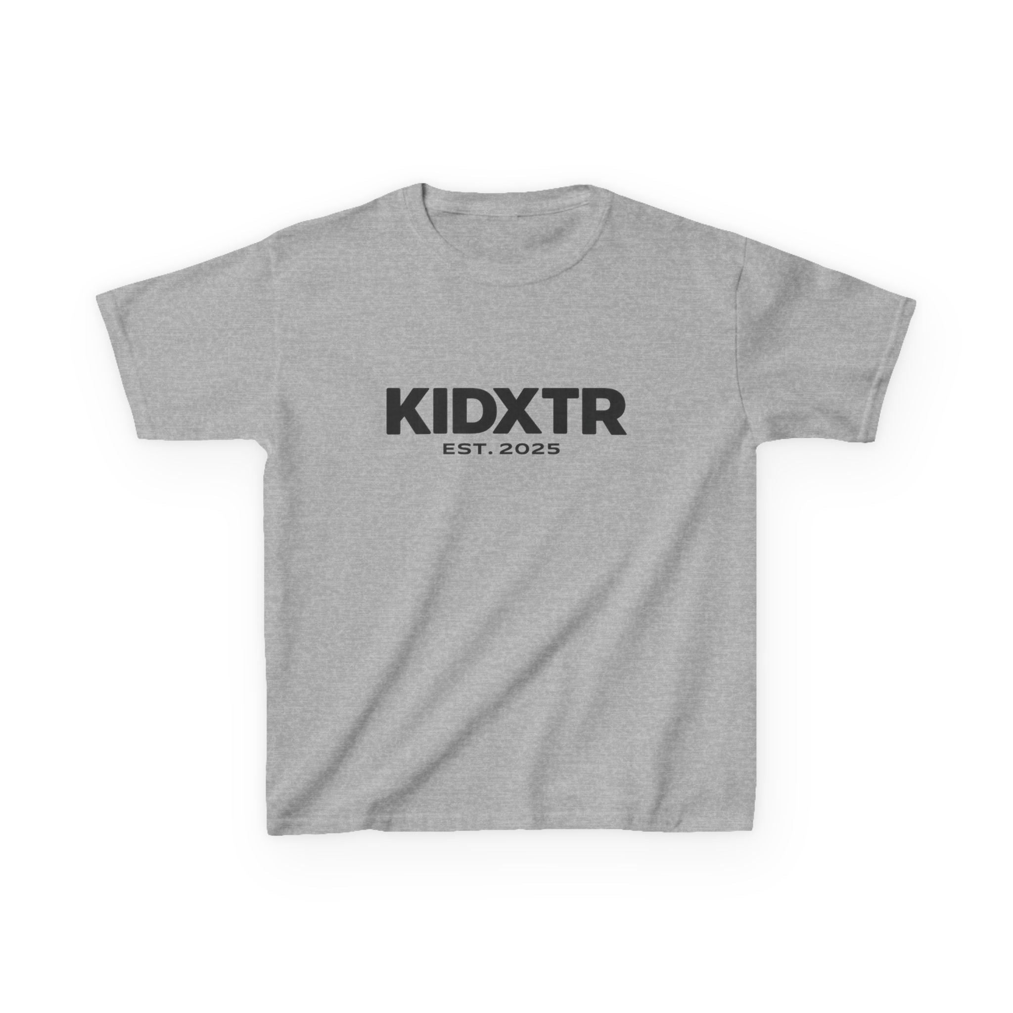 Kids Logo T-Shirt — 'Est. 2025' KIDXTR Minimal Graphic Tee