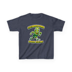 Kids Cucumber T-Shirt — 'Cucumber Power Speed Racer' Cute Cartoon Veggie Graphic Tee