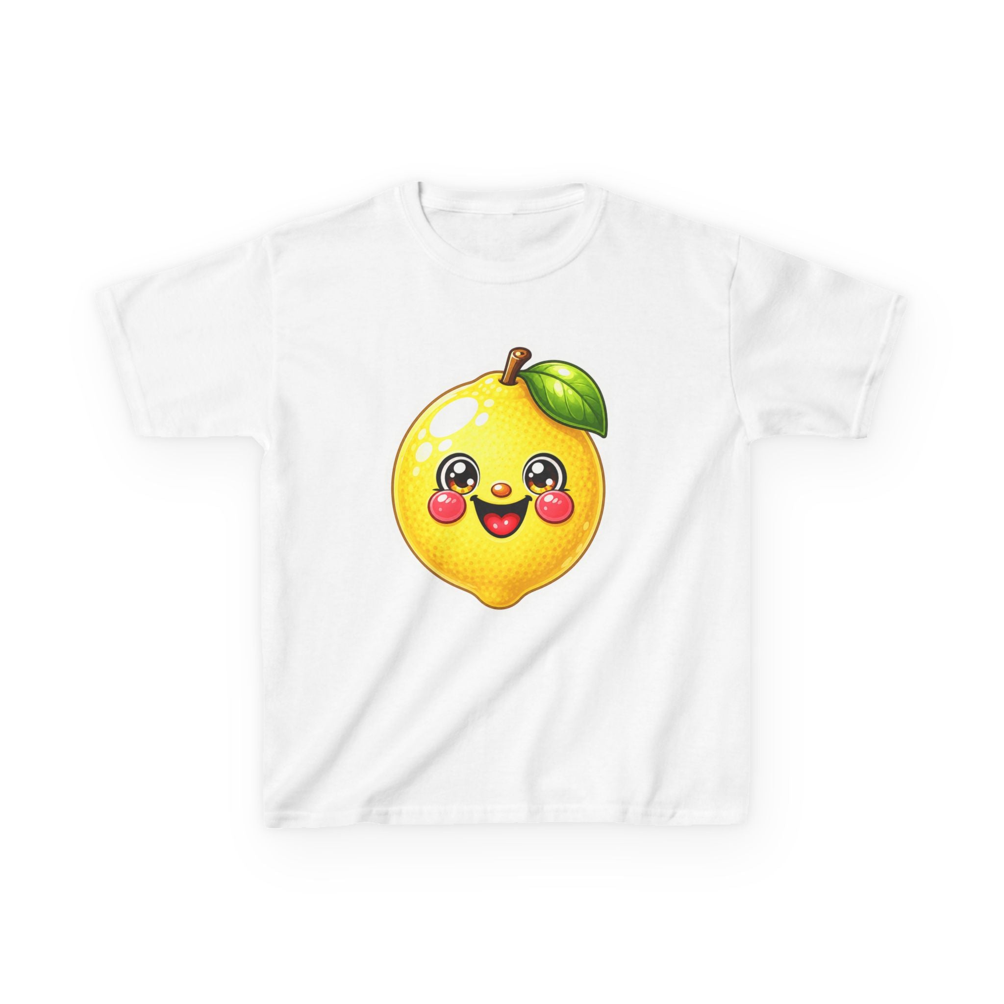 Kids Lemon T-Shirt — 'Stay Zesty' Cute Smiling Lemon Fruit Graphic Tee