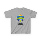 Kids Birthday T-Shirt — 'Birthday Champ' Level 2 Video Game Controller Graphic Tee