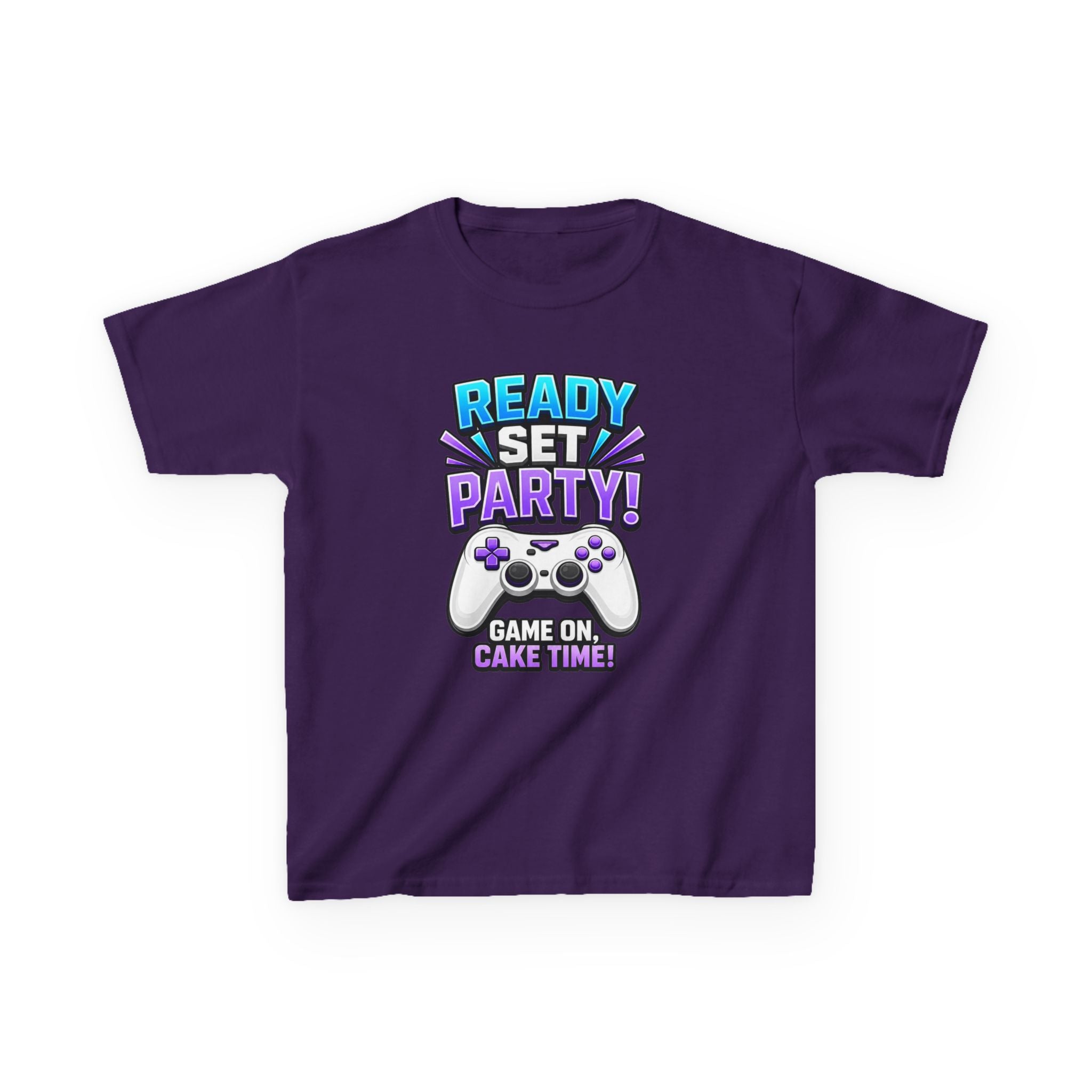 Kids Party T-Shirt — 'Ready, Set, Party!' Gaming Graphic Tee