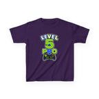 Kids Birthday Gaming T-Shirt — 'Level 5 Pro' Gamer Graphic Tee