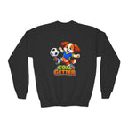Kidxtr™ Kids Soccer Crewneck Sweatshirt — 'Goal Getter' Champion Graphic Crewneck