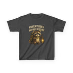 Kids Raccoon T-Shirt — 'Adventures Before Bedtime' Lantern Graphic Tee