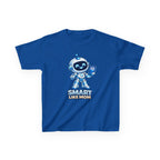 Kids Robot T-Shirt — 'Smart Like Mom' Cute Robot Graphic Tee