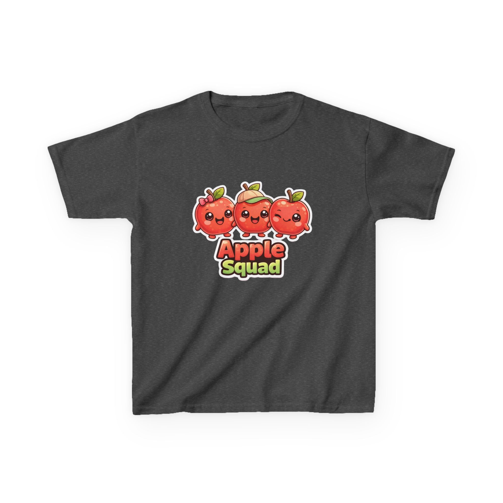 Kids Apple T-Shirt — 'Apple Squad' Cute Fruit Graphic Tee