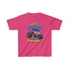 Kids Birthday T‑Shirt — 'Let's Celebrate It's My Birthday!' Monster Truck Tee