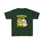 Kids Kindness T-Shirt — 'Kindness Is Cool' Cute Frog & Duck Cartoon Graphic Tee