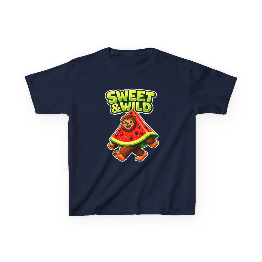 Kids Watermelon T-Shirt — 'Sweet & Wild' Fun Fruit Graphic Tee