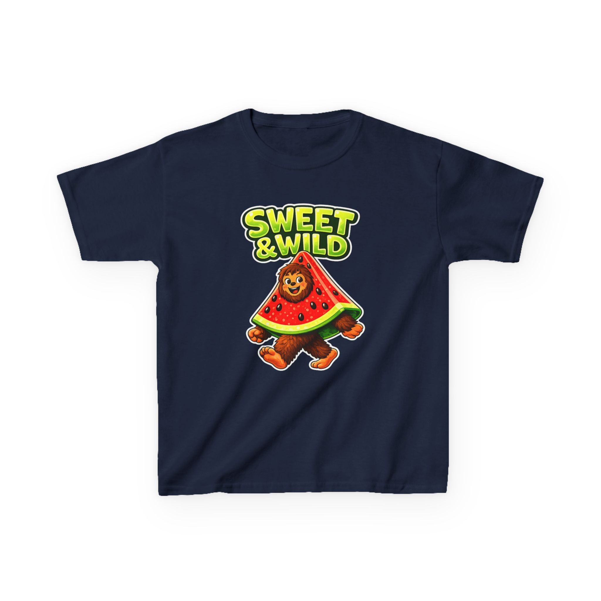 Kids Watermelon T-Shirt — 'Sweet & Wild' Fun Fruit Graphic Tee