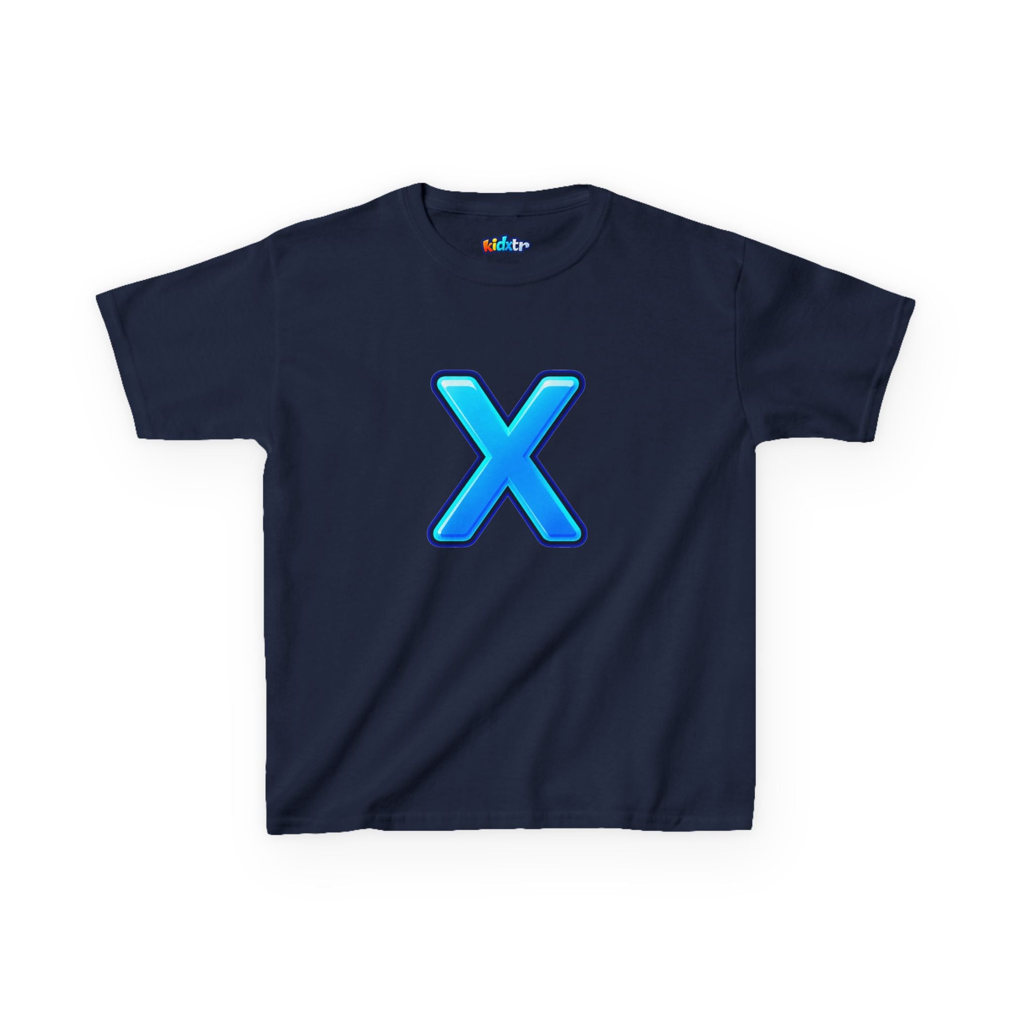 Kidxtr™ Kids Letter X T-Shirt — 'X Marks the Vibe' Bold Graphic Tee