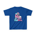 Kids Roller Skate T-Shirt — 'Roll With It' Cute Pink Roller Skate Graphic Tee