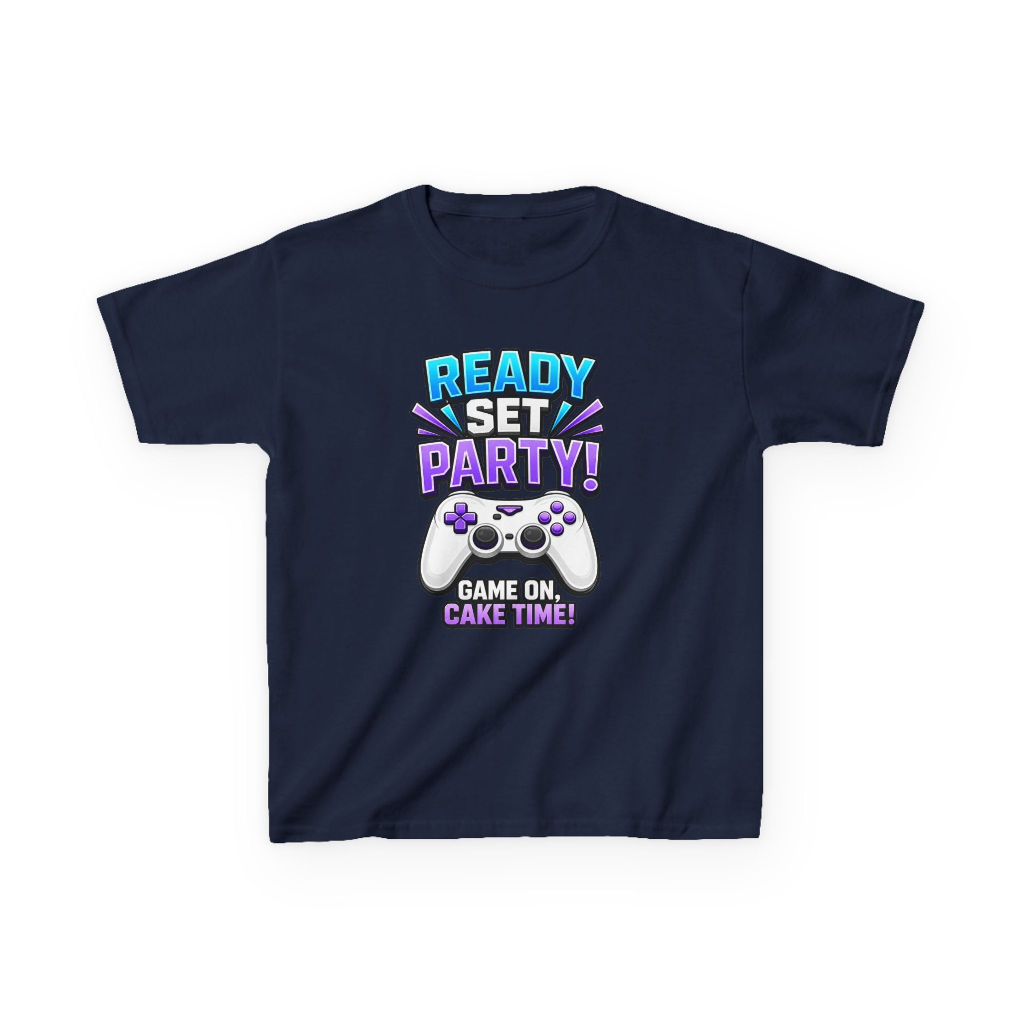 Kids Party T-Shirt — 'Ready, Set, Party!' Gaming Graphic Tee