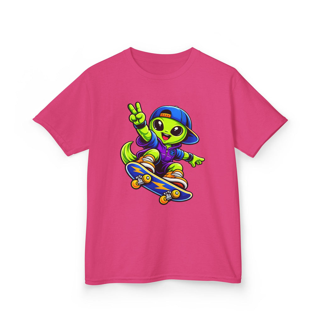 Kids Alien T-Shirt — 'Skate or Alien' Skateboard Graphic Tee