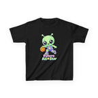 Kids Alien T-Shirt — 'Future All-Star' Alien Basketball Graphic Tee