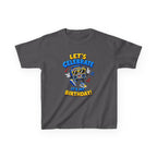 Kids Birthday T-Shirt — 'Let's Celebrate, It's My Birthday!' Fun Party  Boombox Graphic Tee