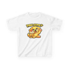 Kids Dog T-Shirt — 'Paw-some!' Golden Puppy Graphic Tee
