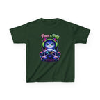 Kids Gamer T-Shirt – Cat Play & Pause Graphic Tee