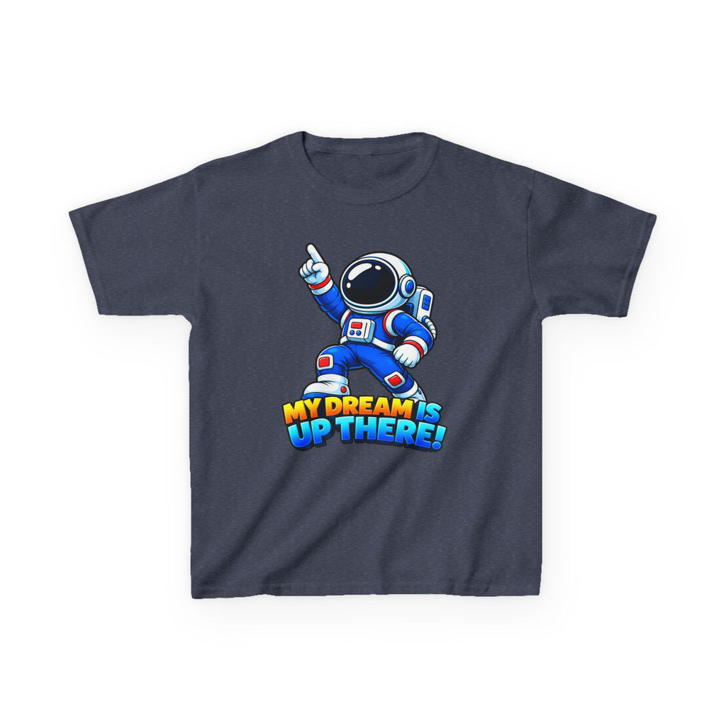 Kidxtr™ Kids Space T-Shirt — 'My Dream Is Up There' Astronaut Graphic Tee
